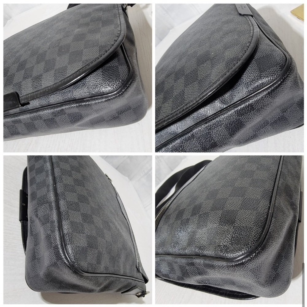 LOUIS VUITTON Renzo MM Messenger Bag Damier Graphite Unisex - Picture 10 of 12